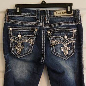 Rock Revival Jeans Womens 28 X 30 Barry Straight